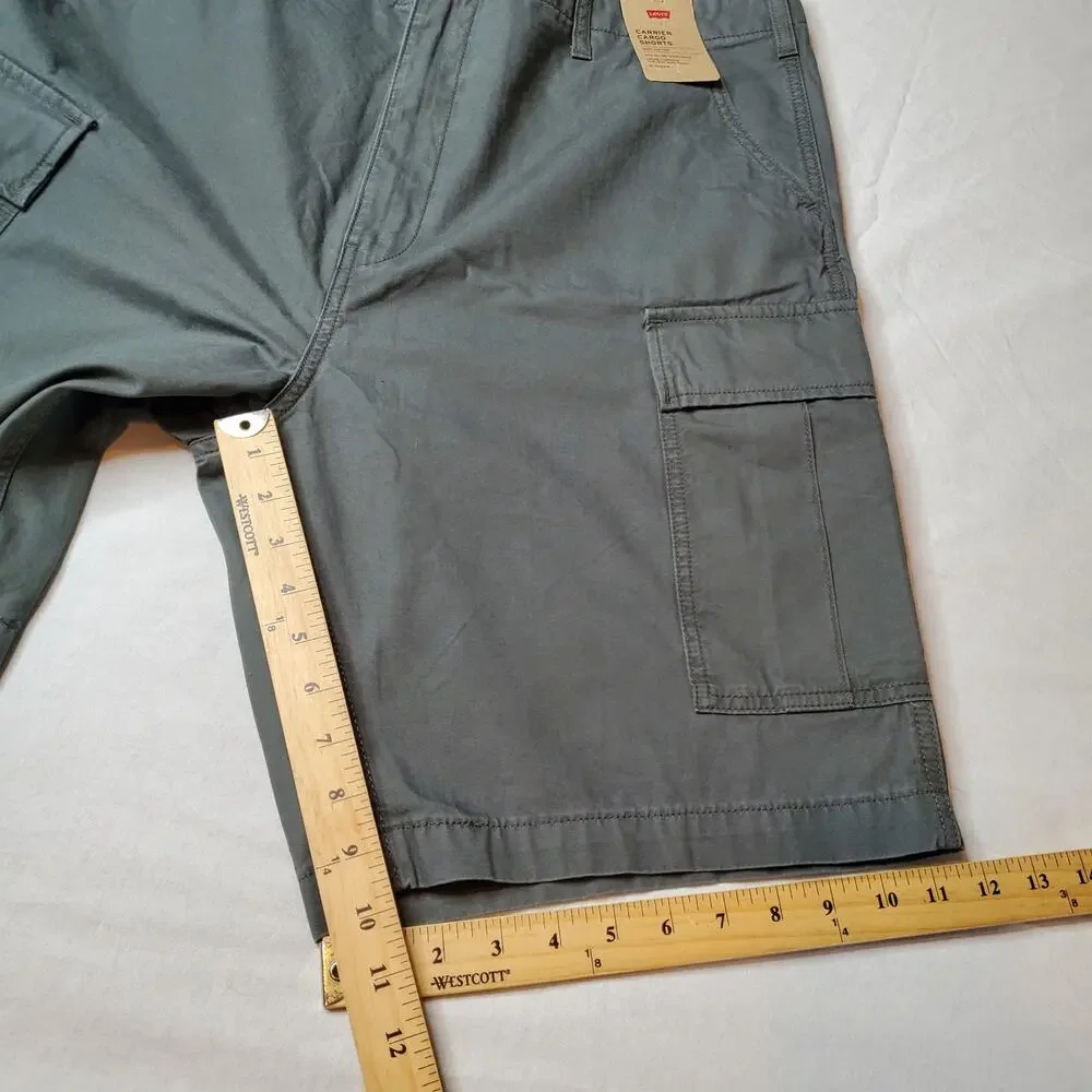 Levi's Men's Size 38 NWT Carrier Cargo Shorts Grey 001KG0024
